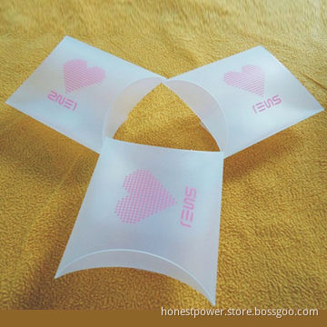 Clear Sleeve Pillow Boxes, Made of Eco-friendly Plastic, Customized Designs Accepted